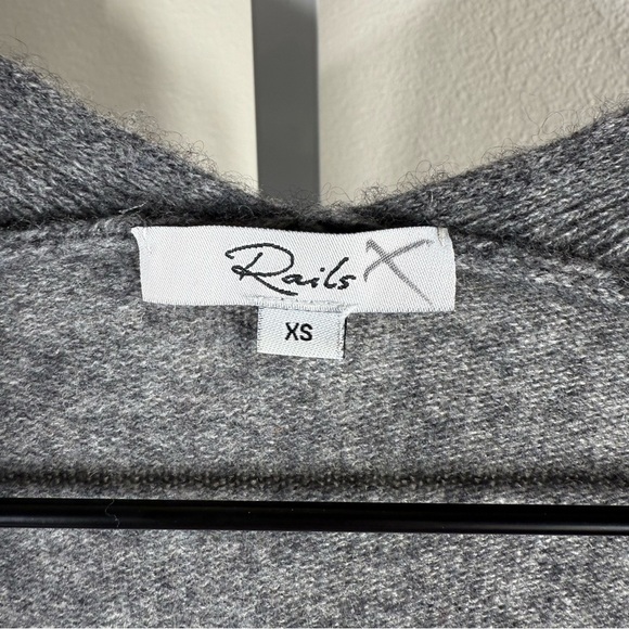 Rails Tilda Ash Gray Wool & Cashmere Long Sleeve Tunic Sweater Dress Size XS - Picture 5 of 10